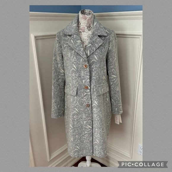 NWT Eliza J wool blend coat 8/10 - Picture 1 of 14
